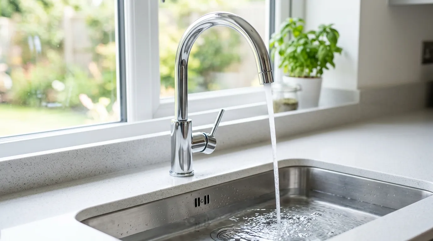 Local Plumbing Master Pros same day plumber fixing a faucet in Eureka, UT